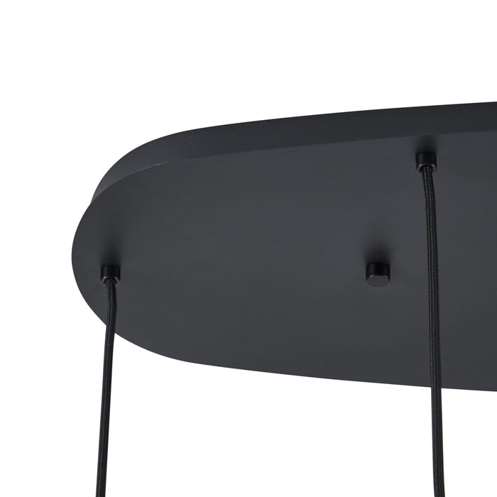 QAZQA Moderne hanglamp zwart 6-lichts - Biles