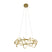 QAZQA Design hanglamp goud rond 3-staps dimbaar - Krisscross