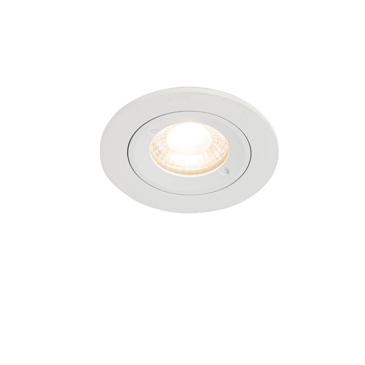 QAZQA Smart inbouwspot wit rond  IP44 incl. Wifi GU10 50mm - Xena