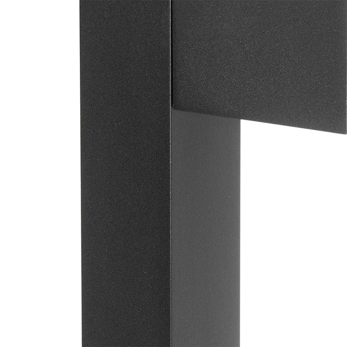 QAZQA Set van 3 smart staande buitenlampen zwart 65cm IP44 - Baleno