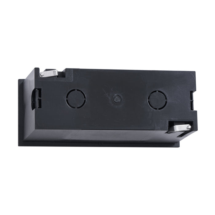 QAZQA Moderne inbouw wandlamp zwart 16cm incl. LED IP65 - Mert