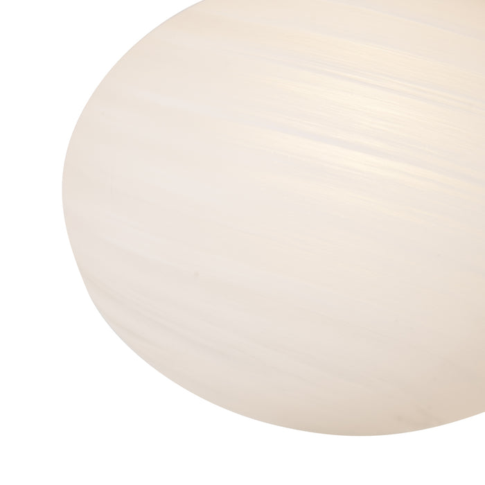 QAZQA Art Deco hanglamp goud met opaal glas 5-lichts - Yani