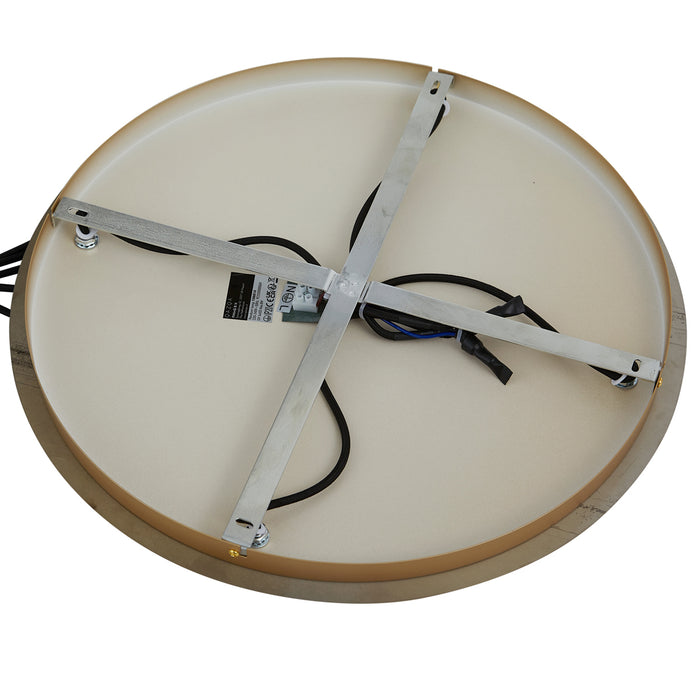 QAZQA Art Deco hanglamp goud met opaal glas 5-lichts - Yani