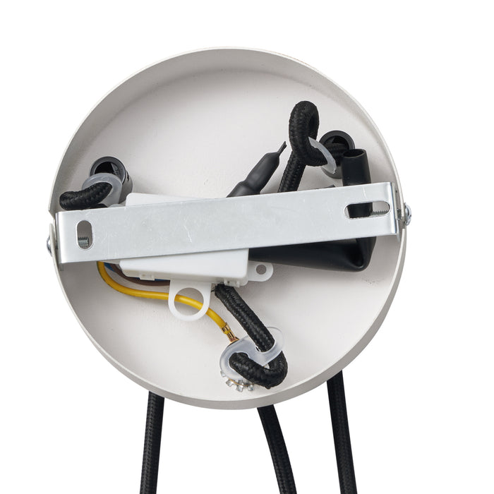 QAZQA Japandi hanglamp beige 50cm 3-lichts - Plu