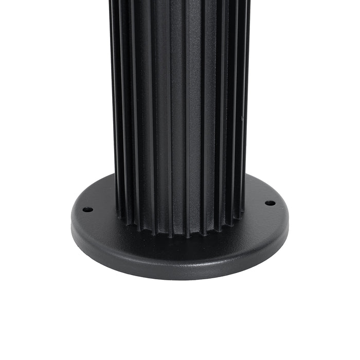 QAZQA Smart buiten paaltje zwart 80 cm IP44 RGBW incl. GU10 50mm-