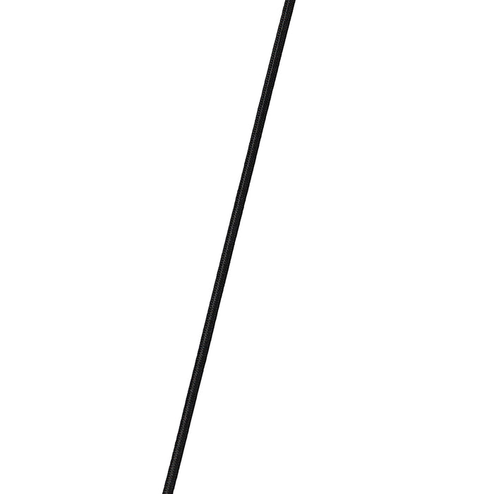 QAZQA Smart hanglamp zwart met goud en smoke glas ovaal 5-lichts