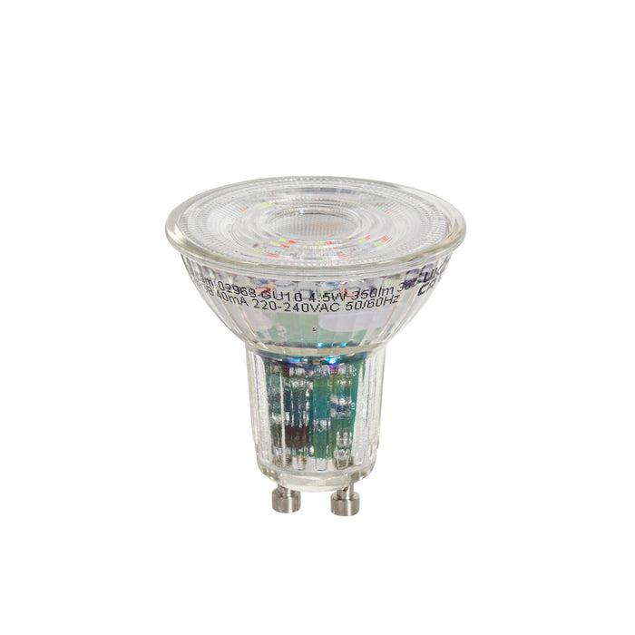 LUEDD Set van 5 Smart GU10 50 LED lampen helder RGBW 4.5W 350 lm