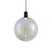 QAZQA Design hanglamp zwart met regenboog glas 35cm - Mallon