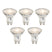 LUEDD Set van 5 GU10 50mm dimbaar in Kelvin LED lampen helder 4.9W