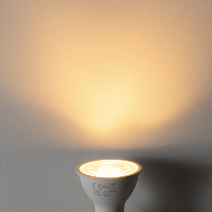 LUEDD Set van 5 GU10 dimbare LED lampen 7W 430 lm 2700K