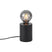 QAZQA Moderne tafellamp zwart 13cm - Cylinder