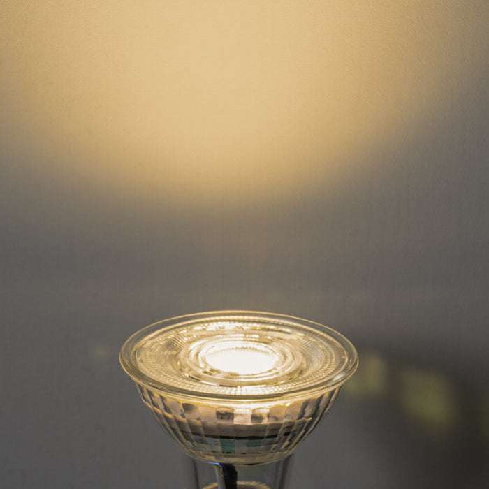 LUEDD GU10 50mm 3-staps dimbaar in Kelvin LED lamp helder 4.9W 450 lm