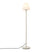 QAZQA Buiten vloerlamp beige met witte kap IP65 - Virginia