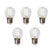 LUEDD Set van 5 E27 LED lamp P45 schemersensor 3W 250 lm 3000K