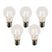 LUEDD Set van 5 E27 LED lampen A60 helder 3W 320 lm 2700K