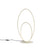 QAZQA Design tafellamp beige incl. LED 3-staps dimbaar - Boomerang