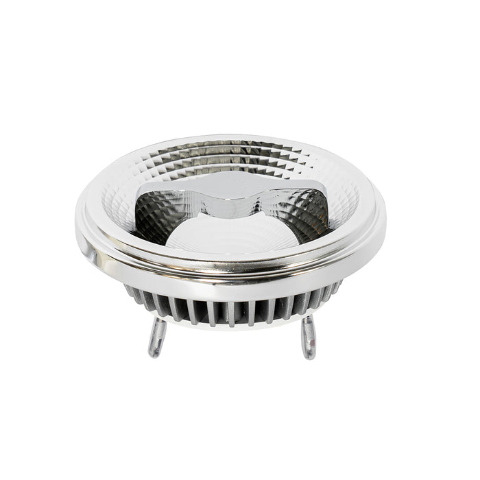 LUEDD Set van 6 G53 dimbare LED lampen 111mm 12W 600 lm 2700K