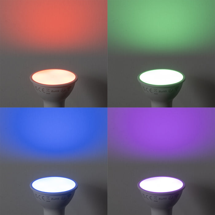 LUEDD Smart GU10 50mm LED lamp helder 4.7W 400 lm 2200-4000K