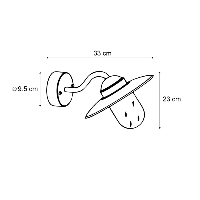 QAZQA Buitenwandlamp donker groen IP44 - Munich