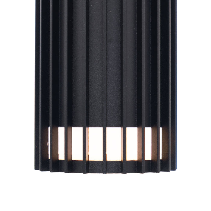 QAZQA Design buiten plafondlamp zwart IP44 - Boris