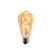 LUEDD E27 dimbare LED lamp spiraal filament ST64 goud 4W 270 lm 2100K