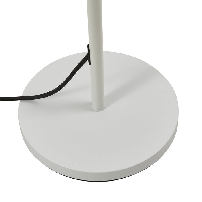 QAZQA Buiten vloerlamp wit met kap groen touw IP44 - Virginia Jayla