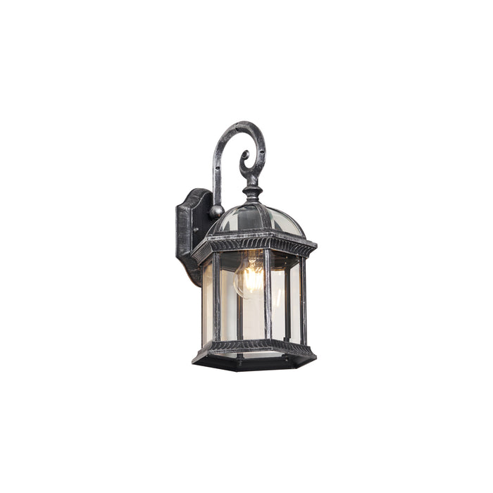 QAZQA Klassieke buiten wandlamp antiek zilver IP44 - Glasgow