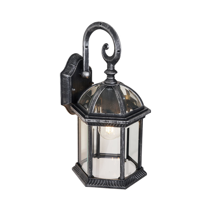 QAZQA Klassieke buiten wandlamp antiek zilver IP44 - Glasgow