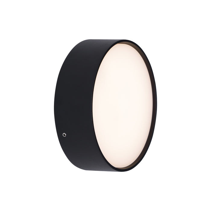 QAZQA Moderne buiten wandlamp zwart incl. LED IP65 - Dop