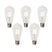 LUEDD Set van 5 E27 dimbare LED lampen ST64 clear 5W 600 lm 2700K