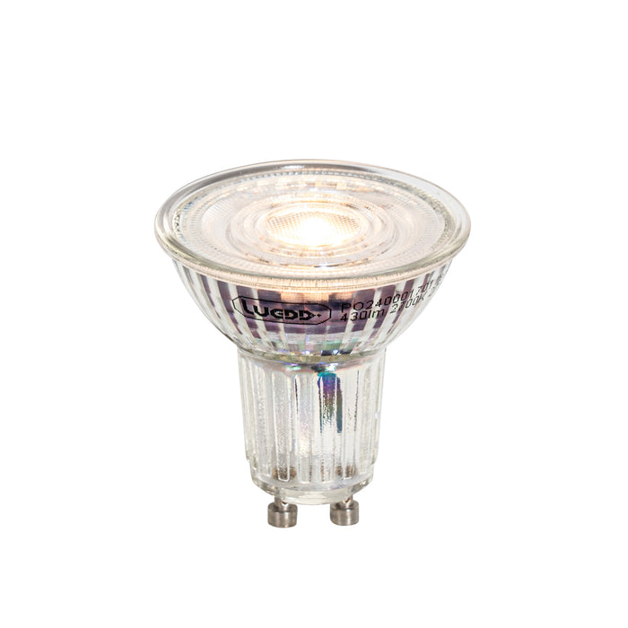 LUEDD GU10 50mm dimbare LED lamp helder 4.9W 430 lm 2700K