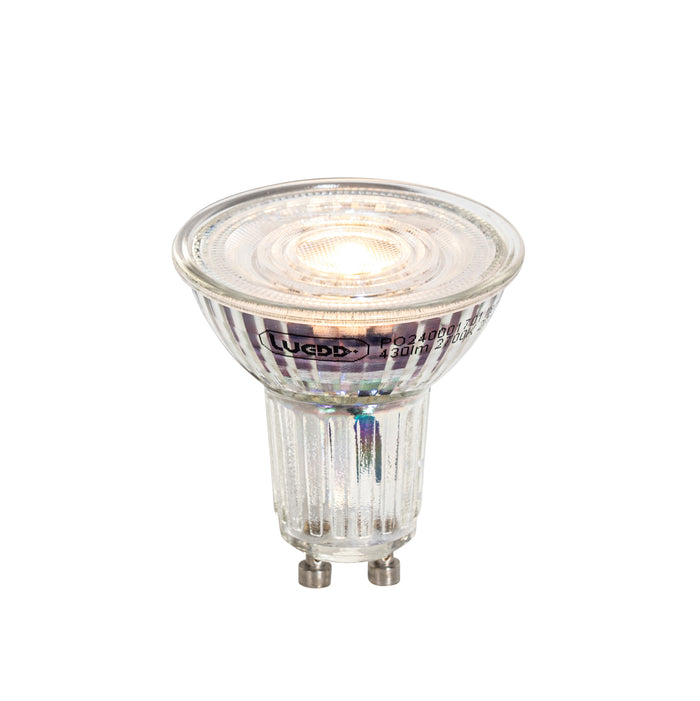 LUEDD GU10 50mm dimbare LED lamp helder 4.9W 430 lm 2700K