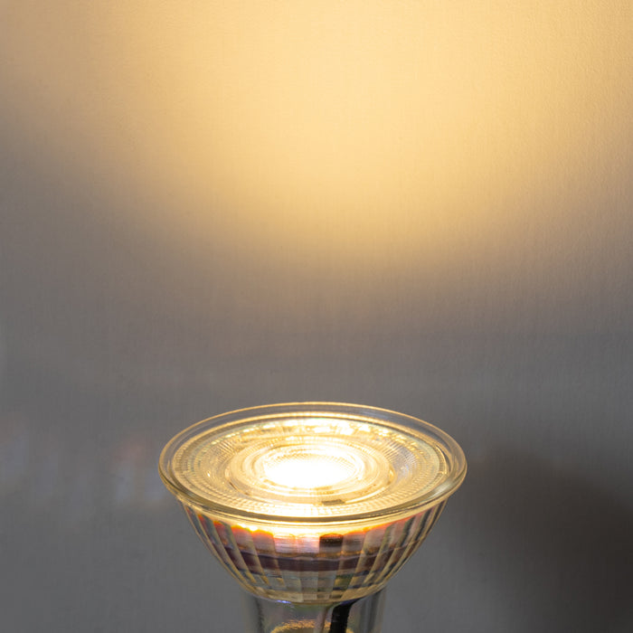 LUEDD Set van 5 GU10 50mm 3-staps dimbaar in Kelvin LED lampen helder