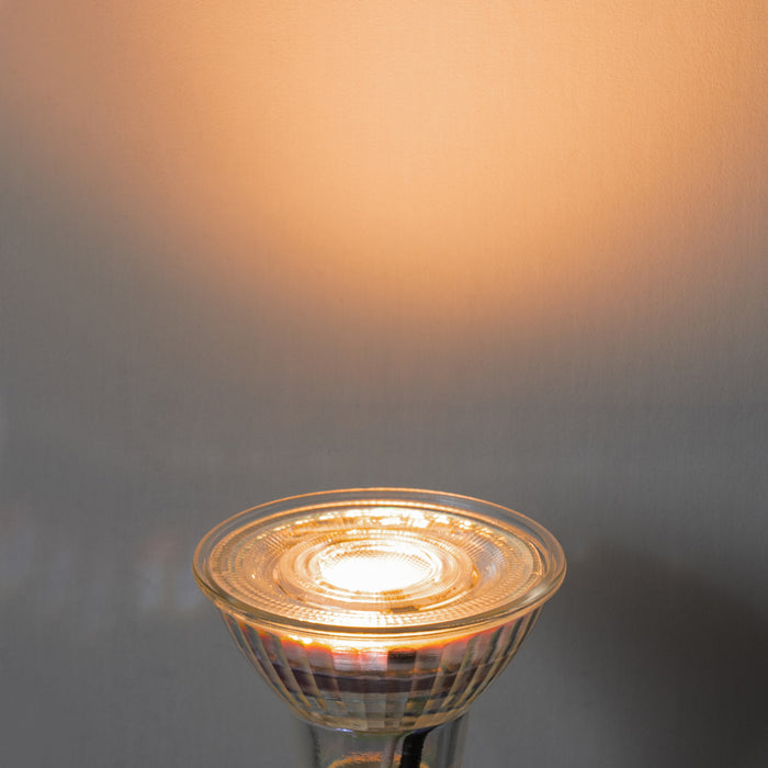 LUEDD Set van 5 GU10 50mm 3-staps dimbaar in Kelvin LED lampen helder