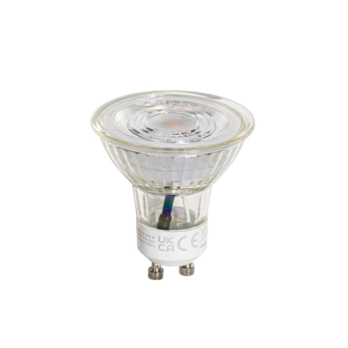 LUEDD Set van 5 GU10 50mm 3-staps dimbaar in Kelvin LED lampen helder