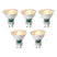 LUEDD Set van 5 GU10 3-staps dimbare LED lampen 6W 460 lm 2000 -
