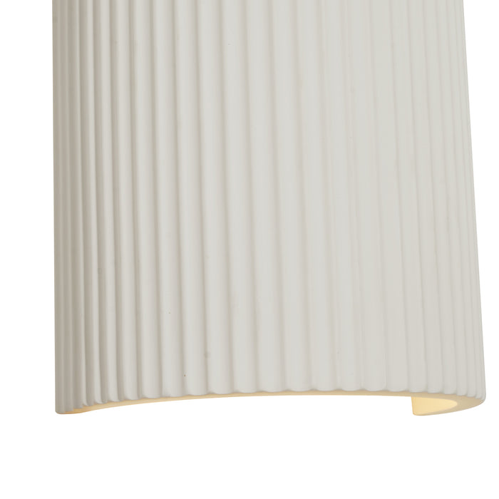 QAZQA Scandinavische wandlamp beige halfrond 2-lichts - Plaster