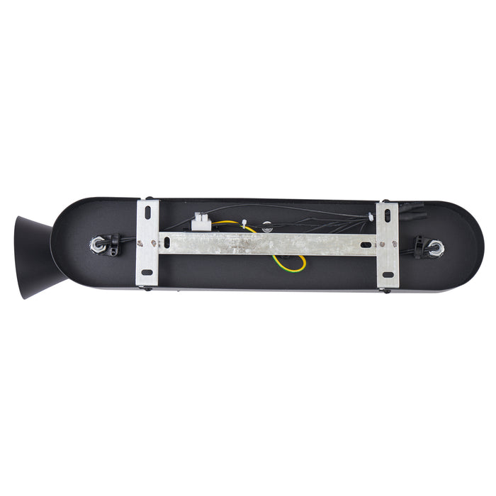 QAZQA Moderne plafondspot zwart 3-lichts draai- en kantelbaar -