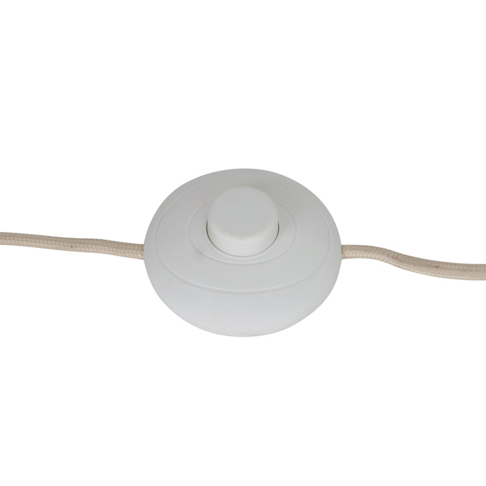 QAZQA Retro vloerlamp beige met mat glas - Fedde