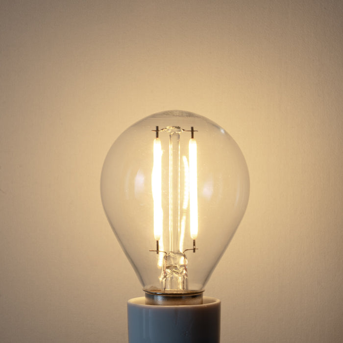 LUEDD Set van 5 E14 dimbare LED lampen P45 helder glas 3W 250 lm