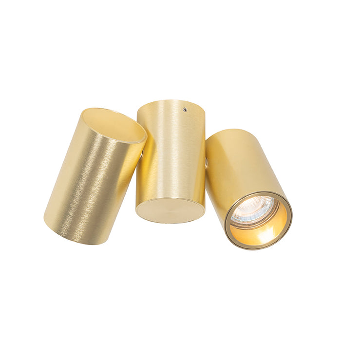 QAZQA Smart spot messing 2-lichts verstelbaar incl. 2 Wifi GU10 50mm