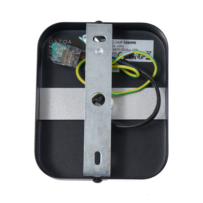 QAZQA Design plafondspot zwart GU10 70mm draai- en kantelbaar - Vo