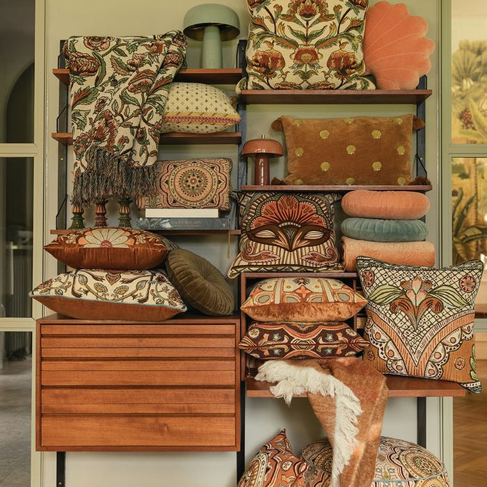 Sissy-Boy Multicolour poef met print