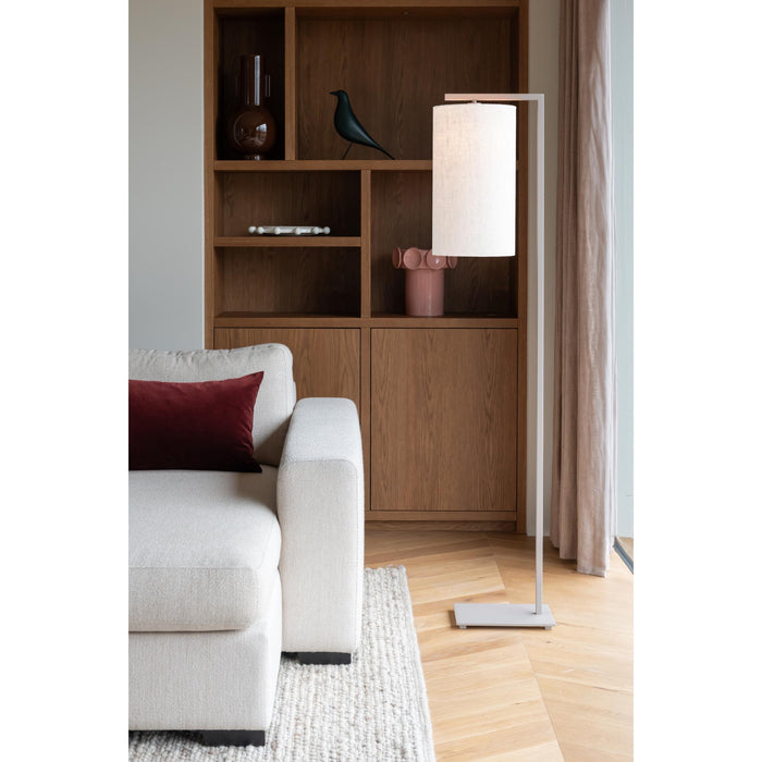 it's about RoMi Boston Vloerlamp Ø 25 cm - Bruin / Wit