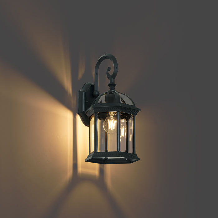 QAZQA Klassieke buiten wandlamp antiek groen IP44 - Glasgow