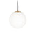QAZQA Smart Scandinavische hanglamp goud met opaal glas 40cm incl.