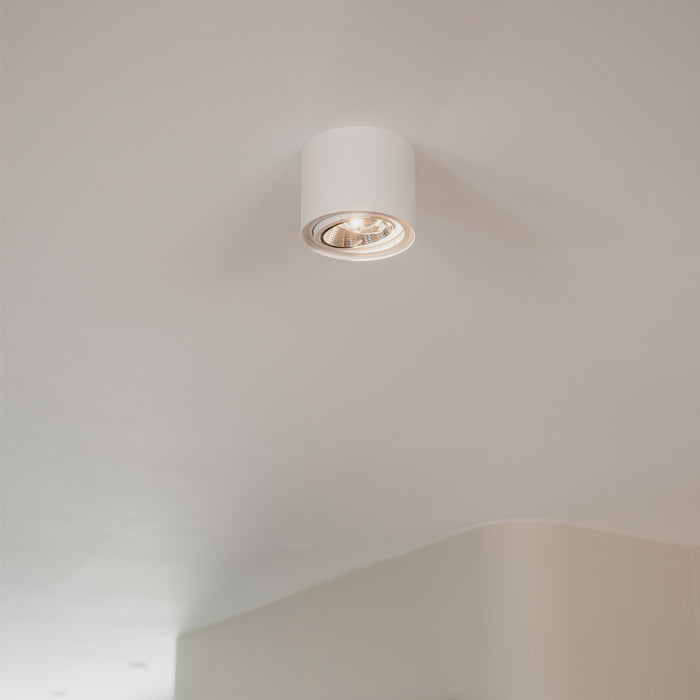 QAZQA Smart opbouwspot wit draai- en kantelbaar incl. Wifi GU10 111mm