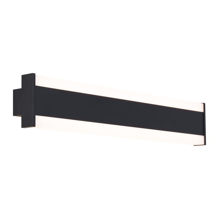 QAZQA Moderne wandlamp zwart CCT 60cm incl. LED IP54 - Vanya