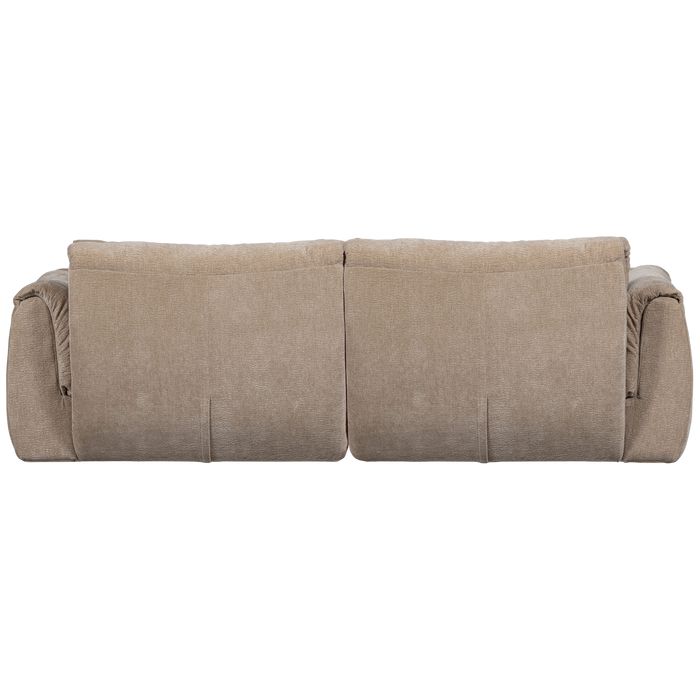 WOOOD Baggy 2-Zits Bank - 3D Chenille - Zand - 81x228x102