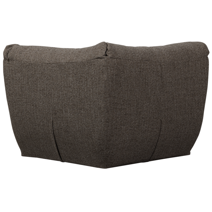 WOOOD Baggy Hoekelement - Geweven Stof - Warmgrijs Melange - 81x96x96